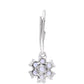Pendientes de Plata con Tanzanita AAA