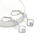 Pendientes de Plata con Tanzanita AAA