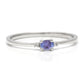 Anillo de Plata con Tanzanita AAA