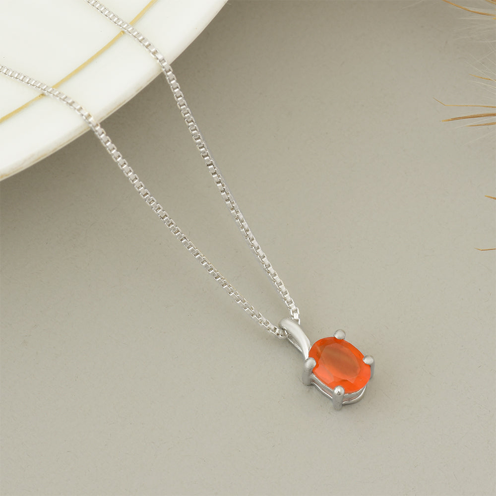 Colgante de Plata con Ágata Roja 1 