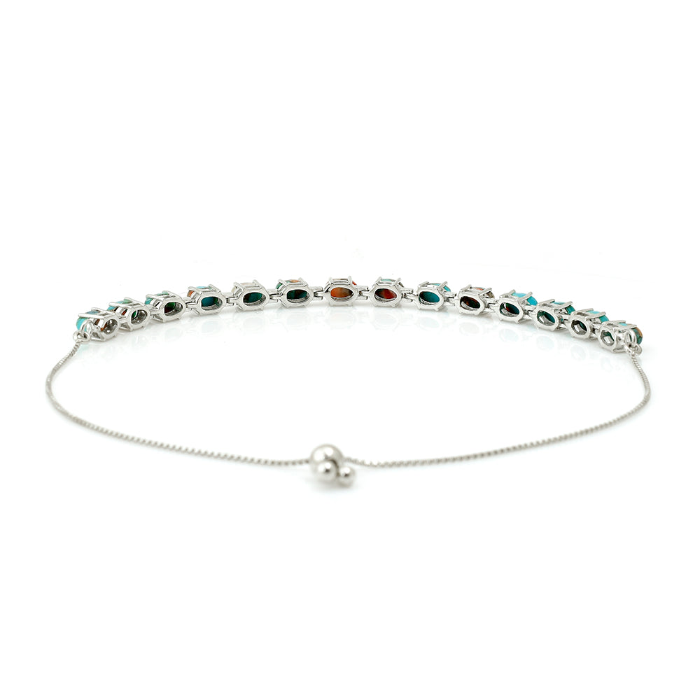 Pulsera de Plata con Turquesa Ostra