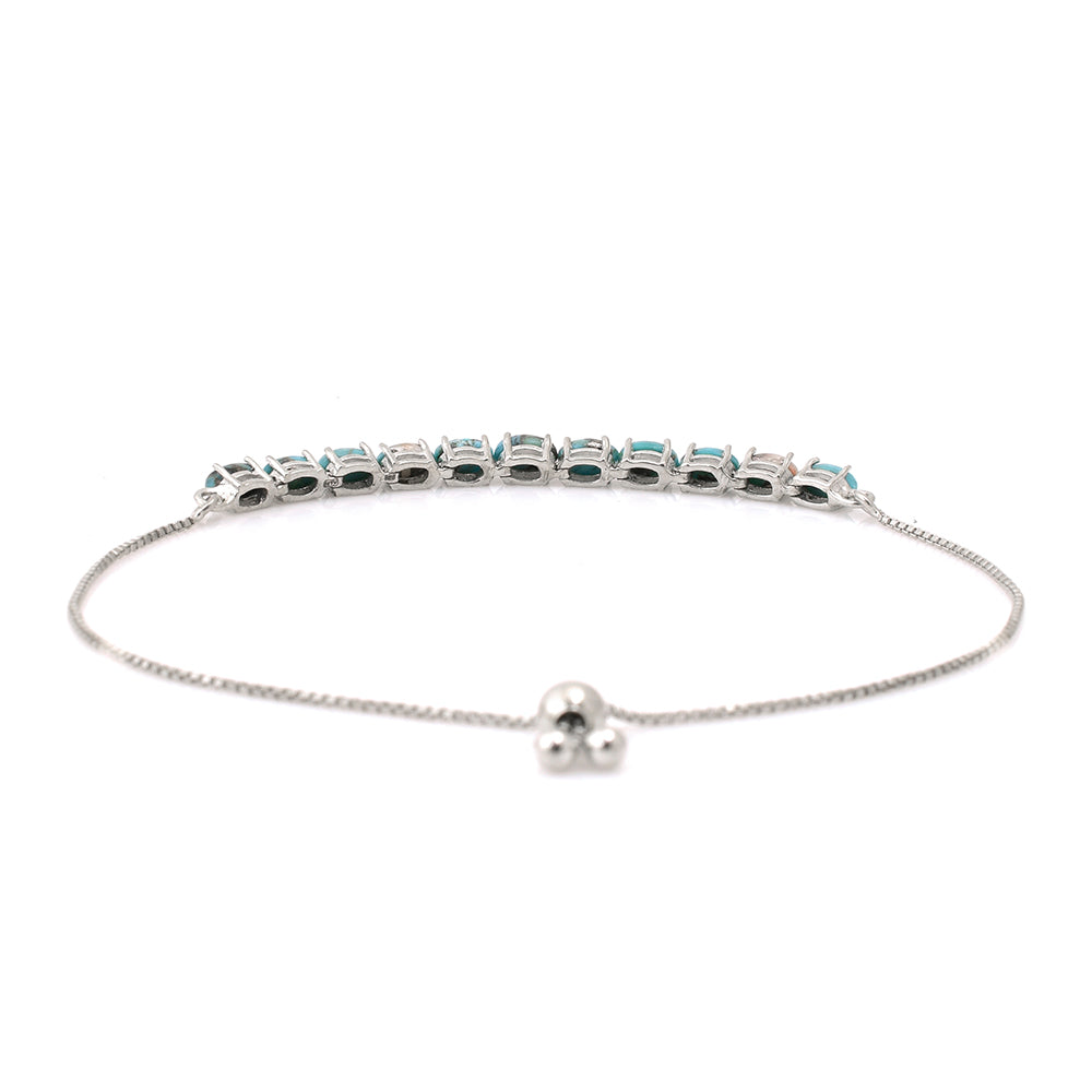 Pulsera de Plata con Turquesa Ostra 4 