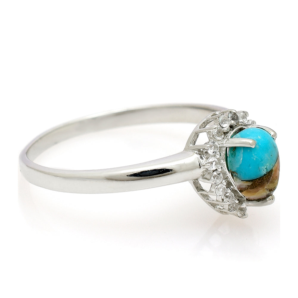 Anillo de Plata con Turquesa Ostra 3 