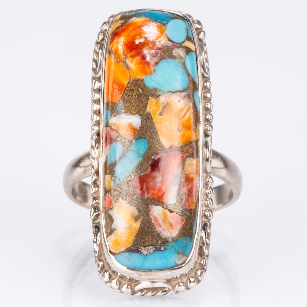 Anillo de Plata con Turquesa Ostra 5 