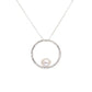 Colgante de Plata con Amatista de Brasil y Perla blanca de agua dulce