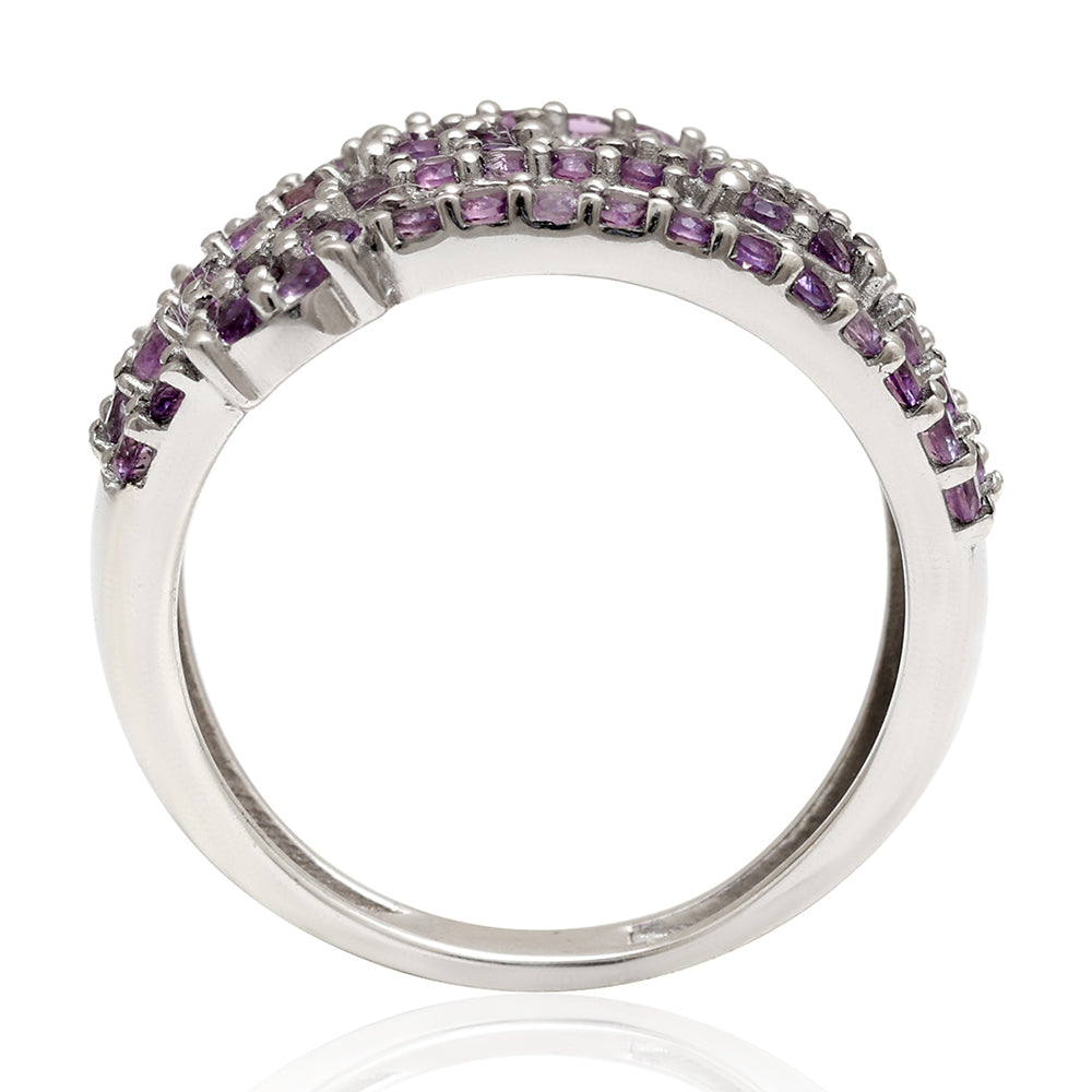 Anillo de Plata con Amatista de Brasil 5 