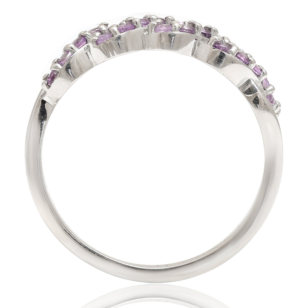 Anillo de Plata con Amatista de Brasil 6 