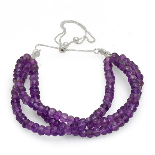 Collar de Plata con Amatista de Brasil