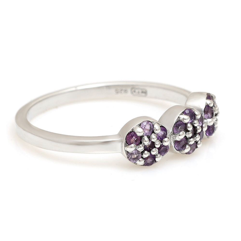 Anillo de Plata con Amatista de Brasil 5 