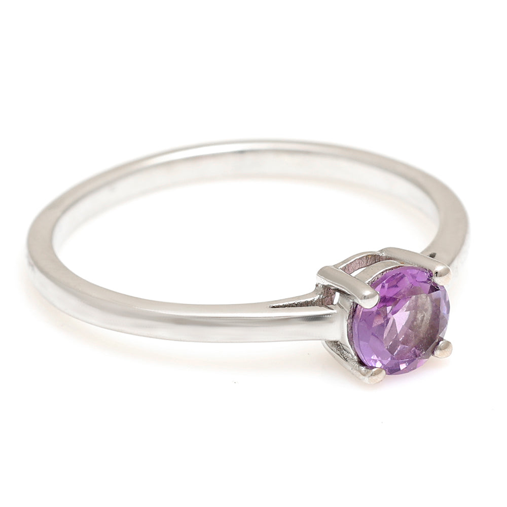 Anillo de Plata con Amatista de Brasil 7 