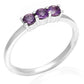 Anillo de Plata con Amatista de Brasil
