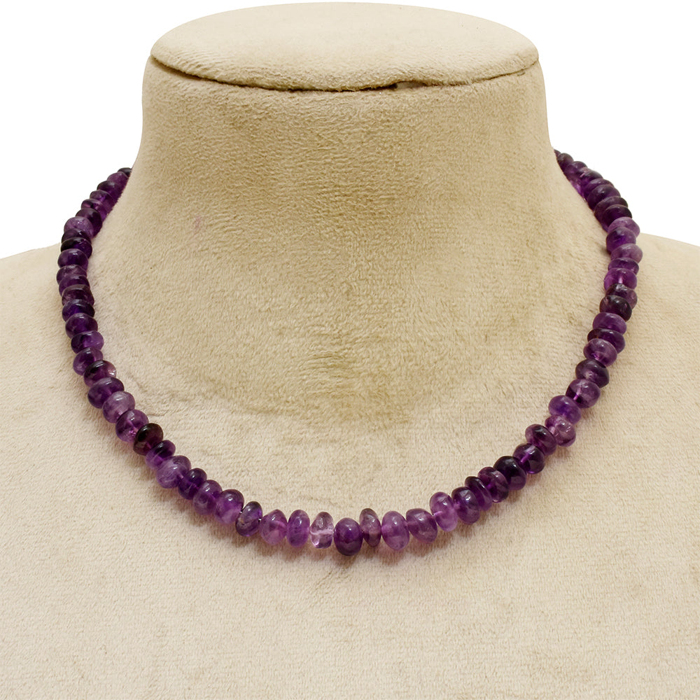 Collar de Plata con Amatista de Brasil 2 