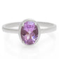 Anillo de Plata con Amatista de Brasil
