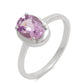 Anillo de Plata con Amatista de Brasil