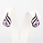 Pendientes de Plata con Amatista de Brasil