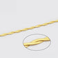 Pulsera de Aleación Bañado en Oro