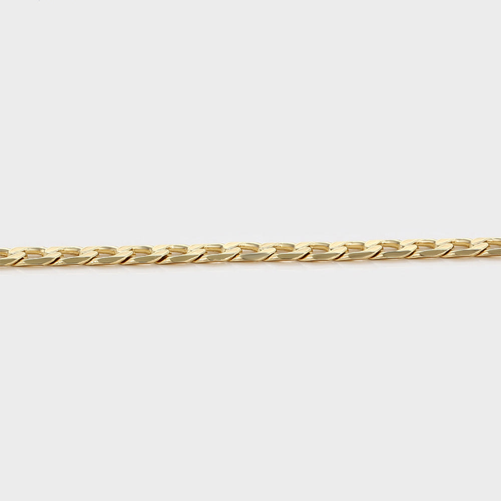 Pulsera de Aleación Bañado en Oro 5 
