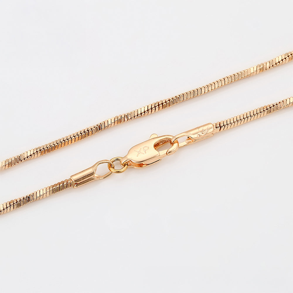 Cadena de Aleación Bañado en Oro ( Collar ) 7 
