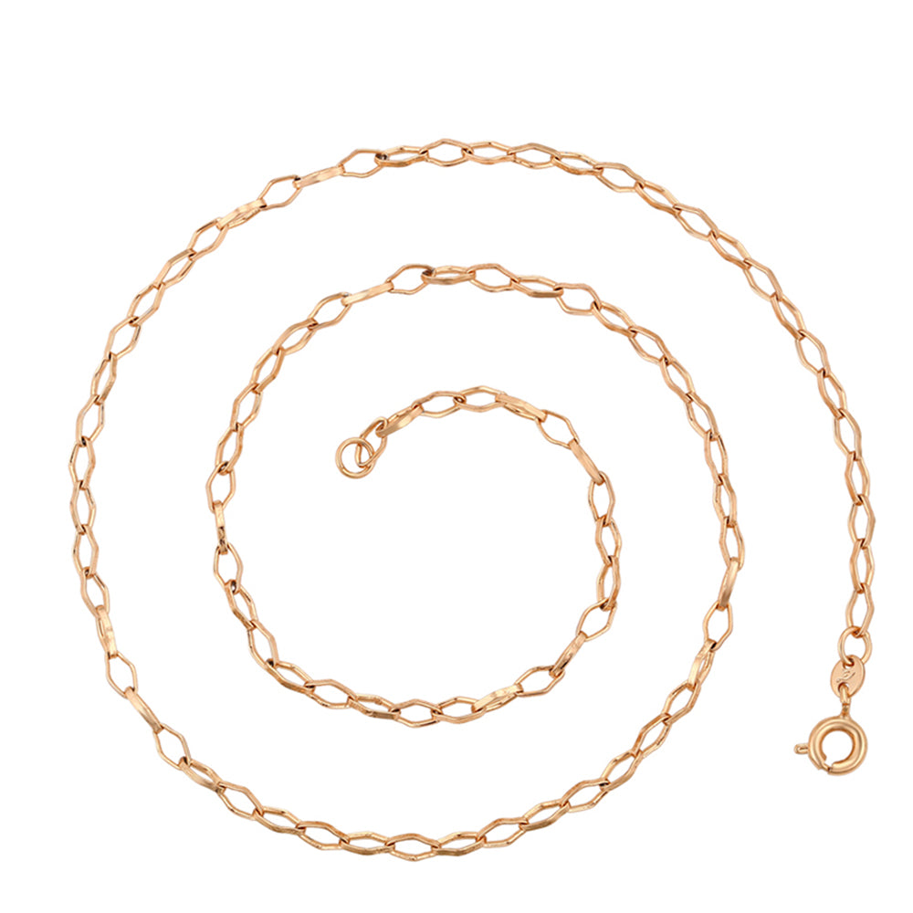 Cadena de Aleación Bañado en Oro ( Collar ) 2 
