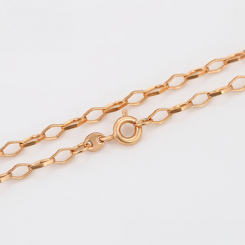 Cadena de Aleación Bañado en Oro ( Collar ) 7 