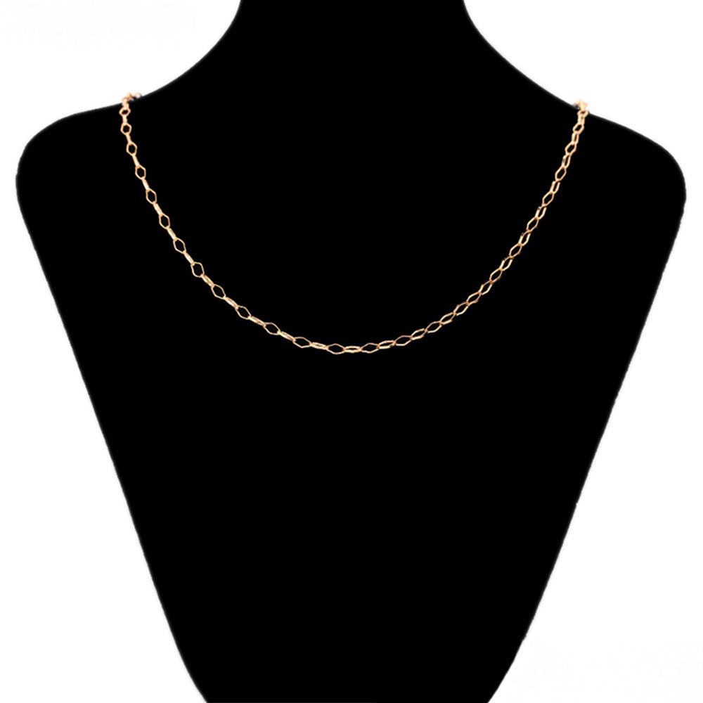 Cadena de Aleación Bañado en Oro ( Collar ) 1 