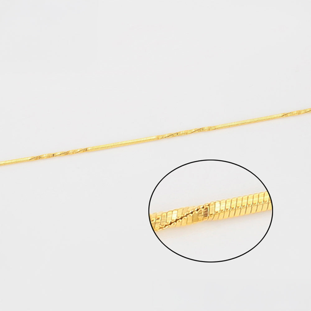 Cadena de Aleación Bañado en Oro ( Collar )