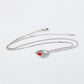 Collar de Aleación Bañado en Oro con Cristal Emporia® Rojo