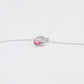 Collar de Aleación Bañado en Oro con Cristal Emporia® Rosa