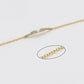 Pulsera de Aleación Bañado en Oro con Perla de cristal y Cristal Emporia® Blanco
