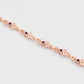 Pulsera de Aleación Bañado en Oro con Cristal Emporia® Púrpura