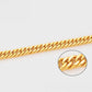 Pulsera de Aleación Bañado en Oro