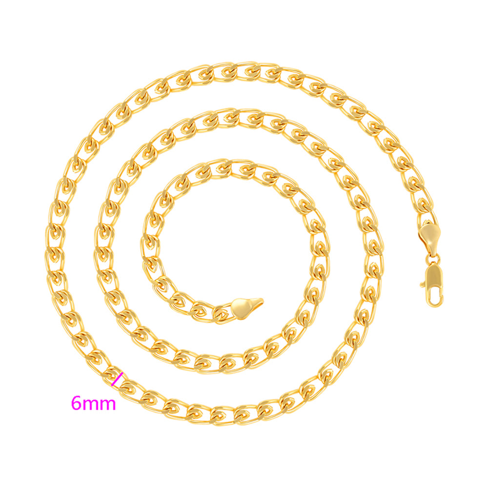 Collar de Aleación Bañado en Oro 3 