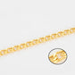 Collar de Aleación Bañado en Oro