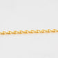 Collar de Aleación Bañado en Oro