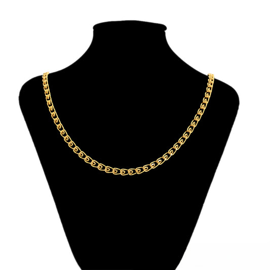 Collar de Aleación Bañado en Oro