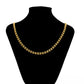Collar de Aleación Bañado en Oro