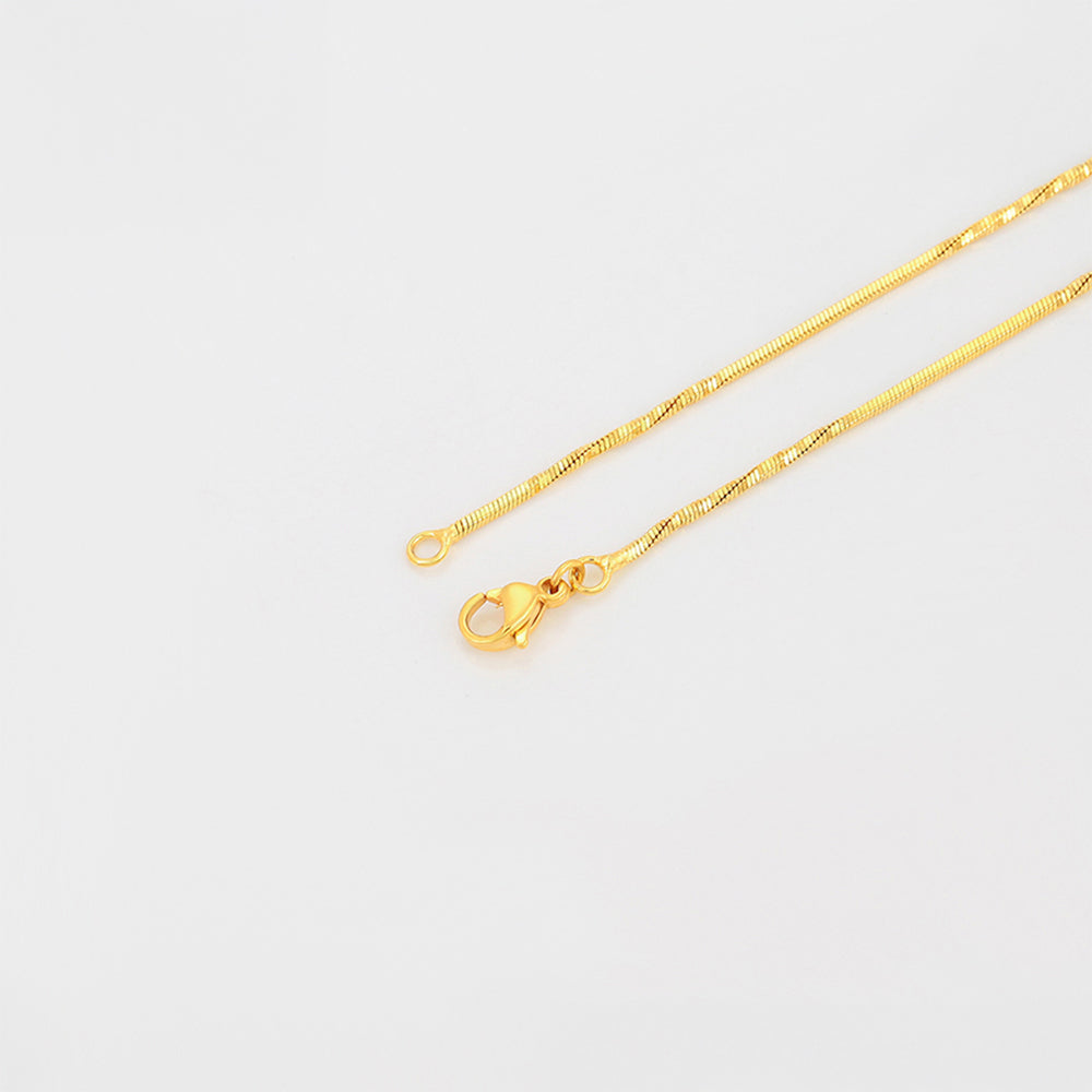Collar de Aleación Bañado en Oro 4 