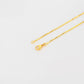 Collar de Aleación Bañado en Oro