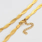 Collar de Aleación Bañado en Oro