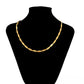Collar de Aleación Bañado en Oro