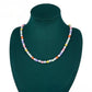 Collar de Aleación Bañado en Oro con Perla de cristal