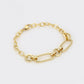 Pulsera de Aleación Bañado en Oro