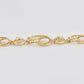 Pulsera de Aleación Bañado en Oro