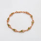 Pulsera de Aleación Bañado en Oro con Cristal Emporia® Verde