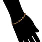 Pulsera de Aleación Bañado en Oro con Cristal Emporia® Verde