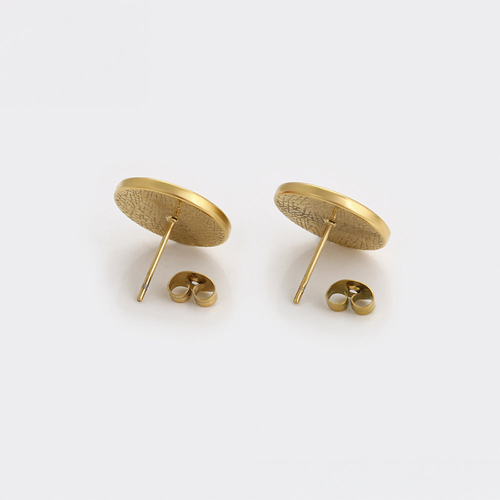 Pendientes de Aleación Bañado en Oro con Cristal Emporia® Rojo y Cristal Emporia® Rosa