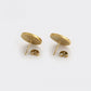 Pendientes de Aleación Bañado en Oro con Cristal Emporia® Rojo y Cristal Emporia® Rosa