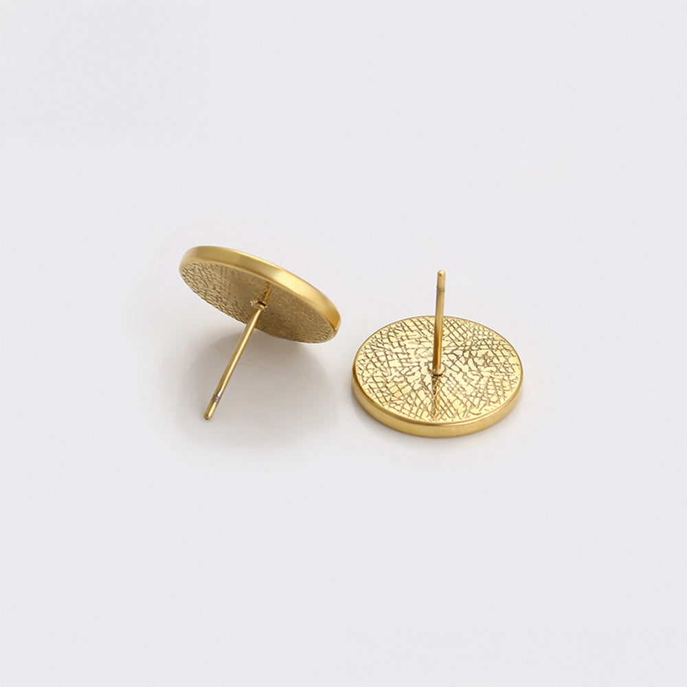 Pendientes de Aleación Bañado en Oro con Cristal Emporia® Rojo y Cristal Emporia® Rosa 7 
