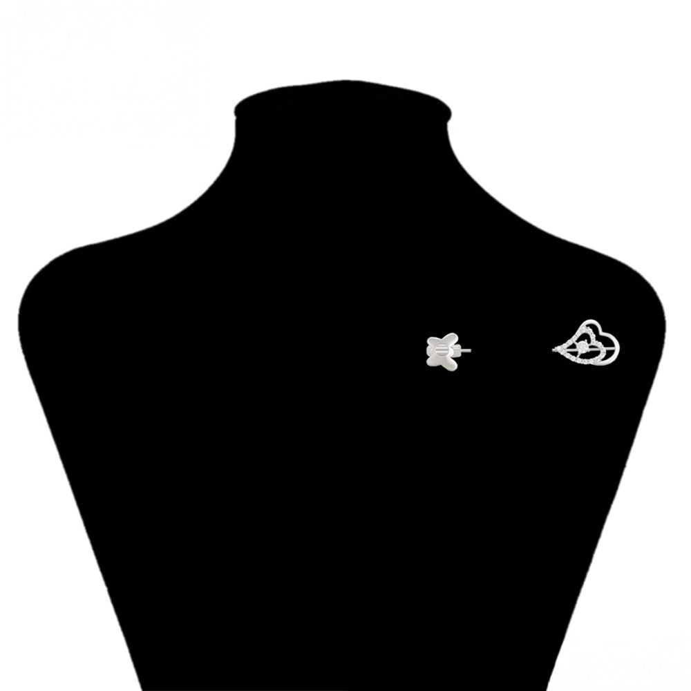 Broche de Aleación Bañado en Oro con Cristal Emporia® Blanco 8 