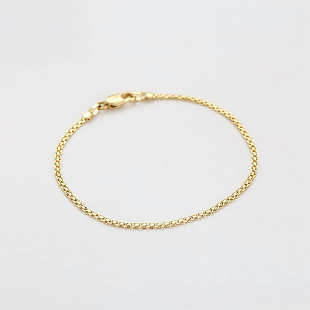 Pulsera de Aleación Bañado en Oro 5 